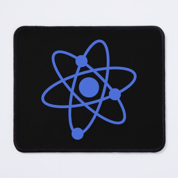 Item preview, Minimalist Royal Blue Atom Shape Science Symbol designed and sold by pattern-archive.