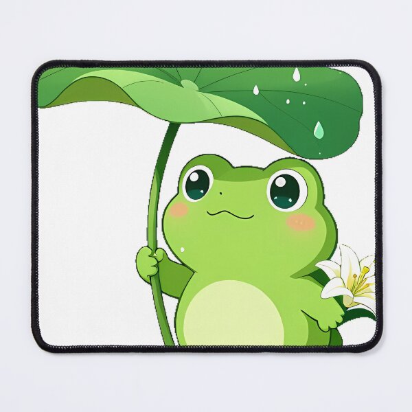 Item preview, Frog with Leaf Umbrella Icon designed and sold by pumsquare.
