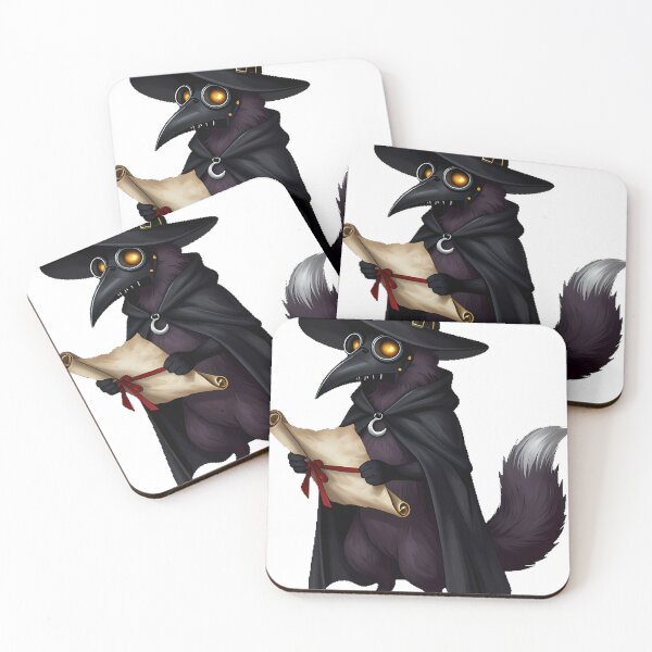 Item preview, Gothic Plague Doctor Fox designed and sold by IllumeInk.