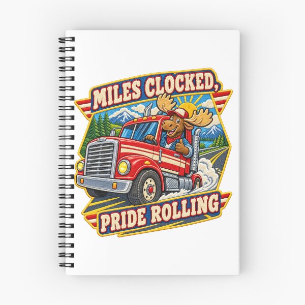 Item preview, Miles Clocked Pride Rolling Moose Truck Driver – Labor Day Chenille Patch designed and sold by Jaani-T.