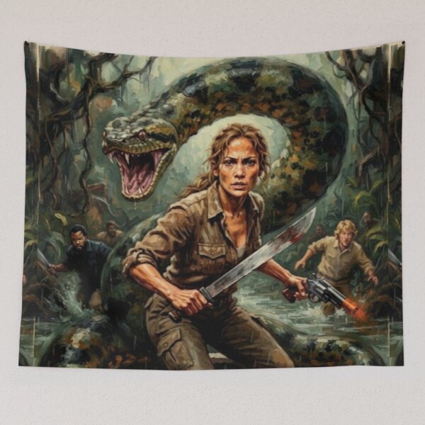 Item preview, Anaconda Jungle Horror Fine Art Tribute designed and sold by Art's Diner.