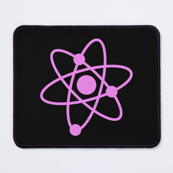Item preview, Minimalist Violet Atom Shape Science Symbol designed and sold by pattern-archive.