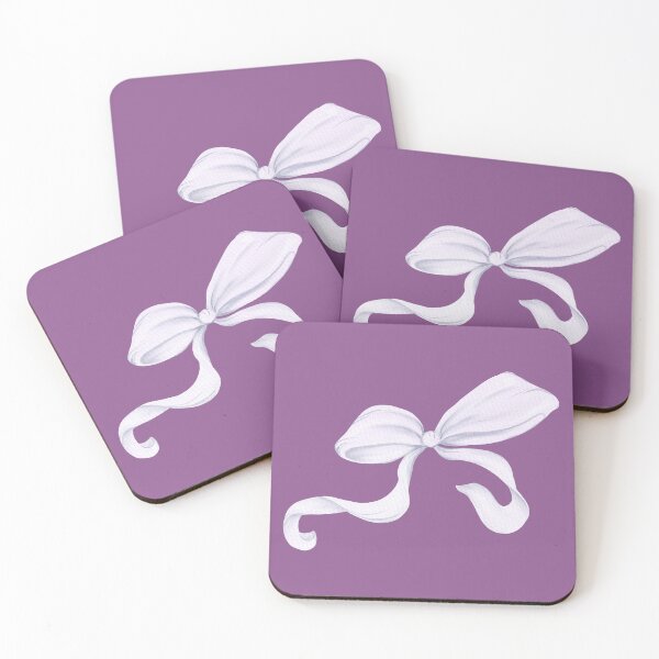Item preview, Delicate Lilac Watercolor Bow with Curled Tails designed and sold by Sagi Jane Art.