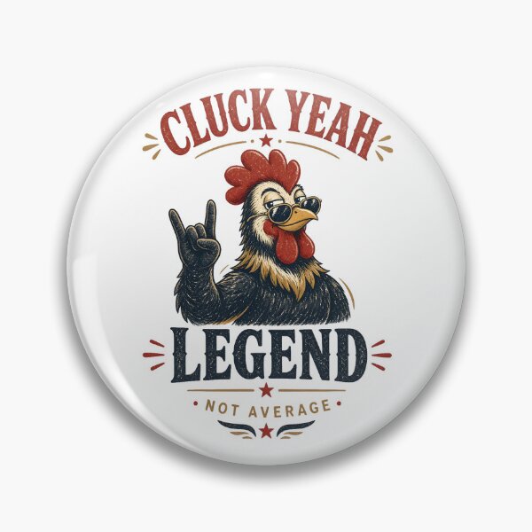Item preview, Cluck Yeah Legend Not Average Rooster designed and sold by aigcx.
