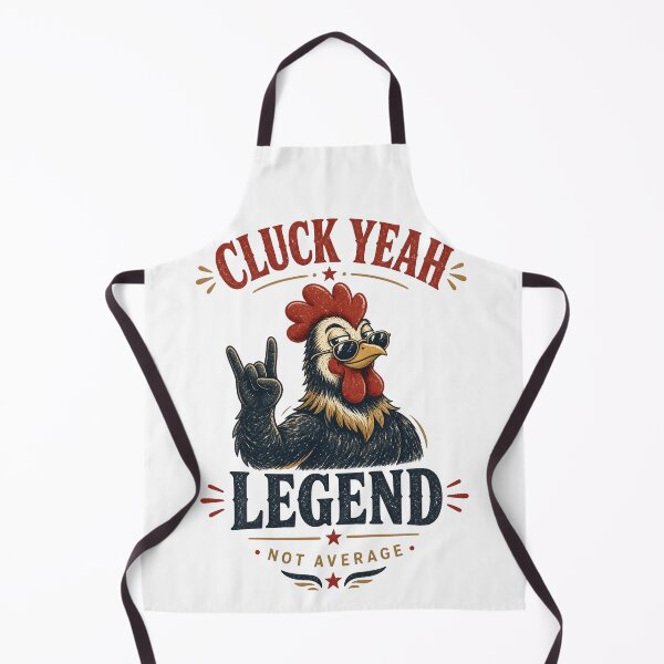 Item preview, Cluck Yeah Legend Not Average Rooster designed and sold by aigcx.