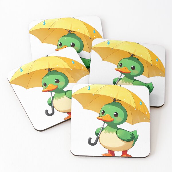 Item preview, Mallard Duck Rainy Day Icon designed and sold by pumsquare.