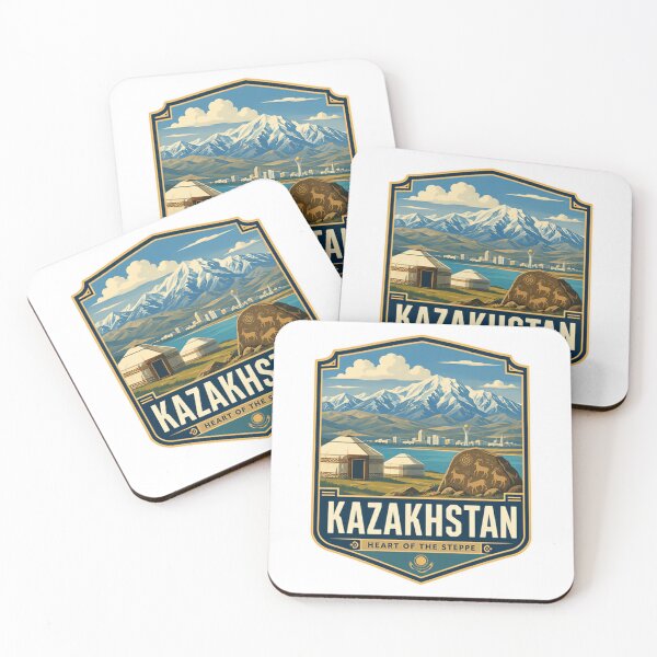 Item preview, Kazakhstan Heart Of The Steppe Central Asia Travel Heritage designed and sold by Simsimah26Parks.