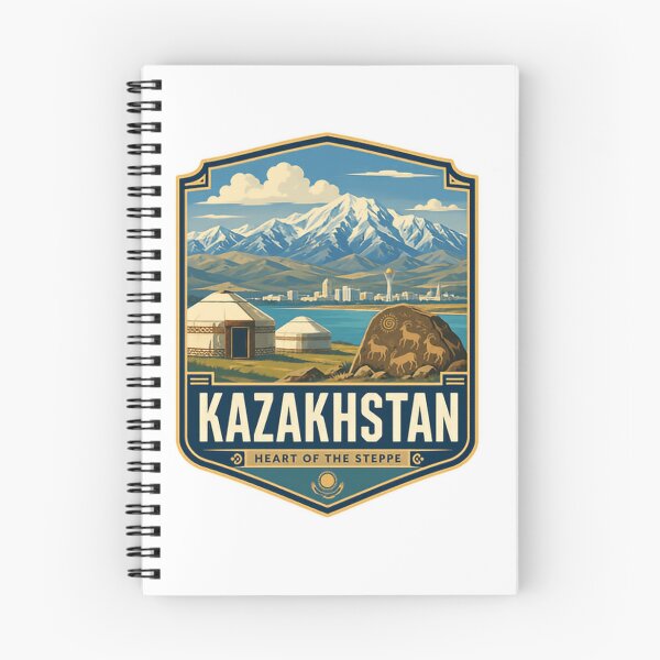 Item preview, Kazakhstan Heart Of The Steppe Central Asia Travel Heritage designed and sold by Simsimah26Parks.