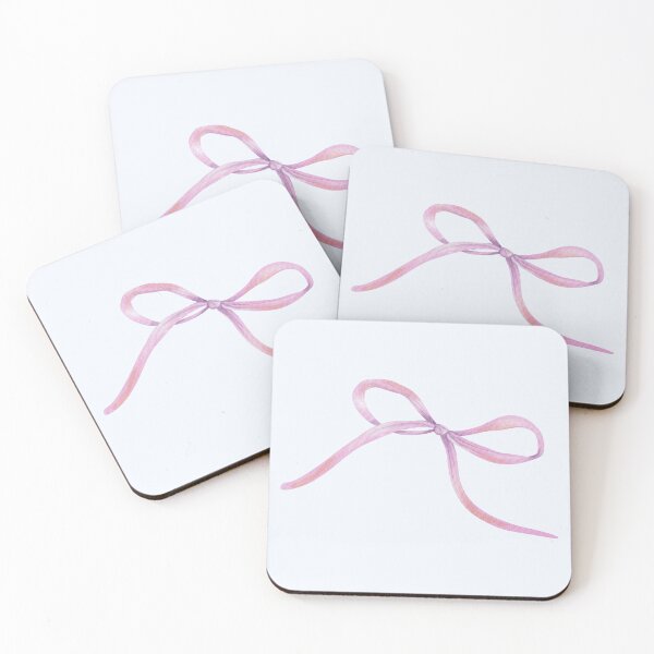 Item preview, Pale Pink Watercolor Ribbon Bow designed and sold by Sagi Jane Art.