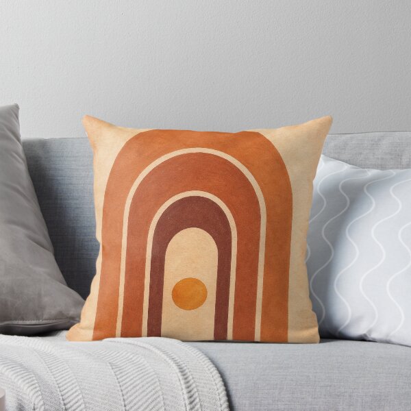 Item preview, Terracotta Arches at Dusk Gouache Boho designed and sold by GoldenHourWalls.