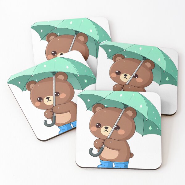 Item preview, Bear Cub Rainy Day Icon designed and sold by pumsquare.