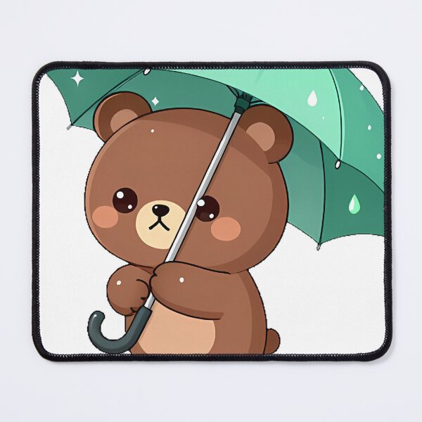 Item preview, Bear Cub Rainy Day Icon designed and sold by pumsquare.