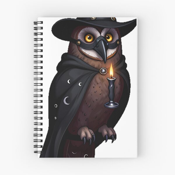 Item preview, Gothic Plague Doctor Barn Owl designed and sold by IllumeInk.