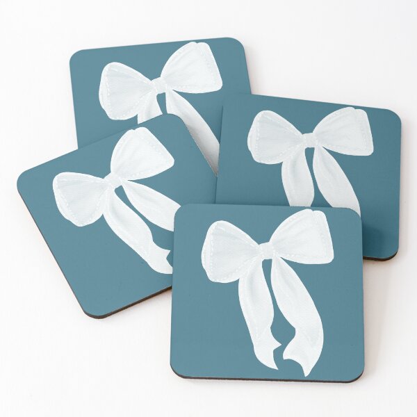 Item preview, White Watercolor Bow with Delicate Dotted Details designed and sold by Sagi Jane Art.