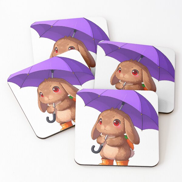 Item preview, Brown Rabbit Rainy Day Icon designed and sold by pumsquare.