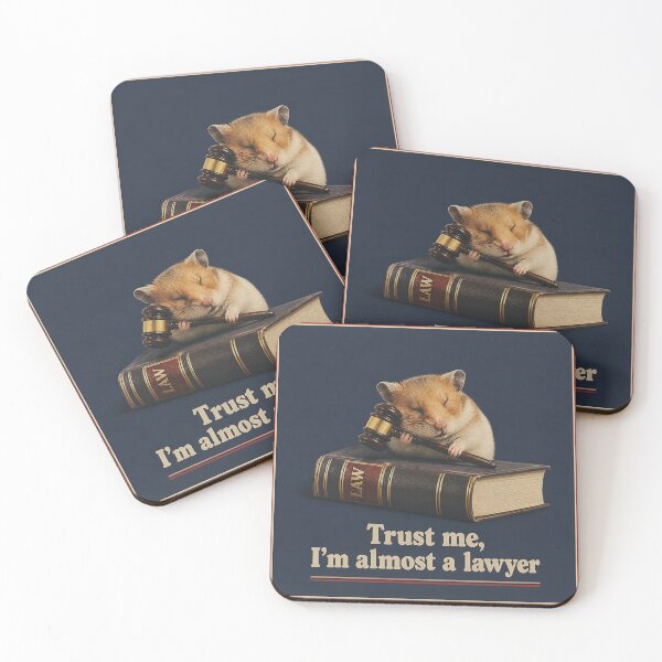 Item preview, Sleepy Judge Hamster – Almost a Lawyer T-Shirt Design designed and sold by ManggaeJM.