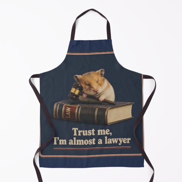 Item preview, Sleepy Judge Hamster – Almost a Lawyer T-Shirt Design designed and sold by ManggaeJM.