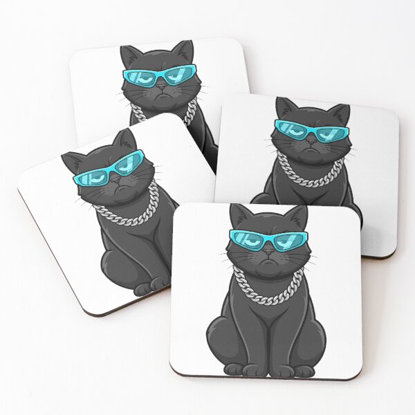 Item preview, Gafas de sol futuristas Hypebeast Grumpy Cat designed and sold by DripCultureLab.