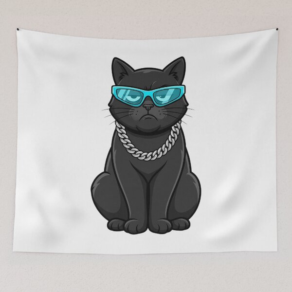 Artikelvorschau, Hypebeast Grumpy Cat Futuristische Sonnenbrille entworfen und verkauft von DripCultureLab.