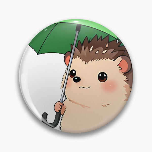 Item preview, Hedgehog Rainy Day Icon designed and sold by pumsquare.