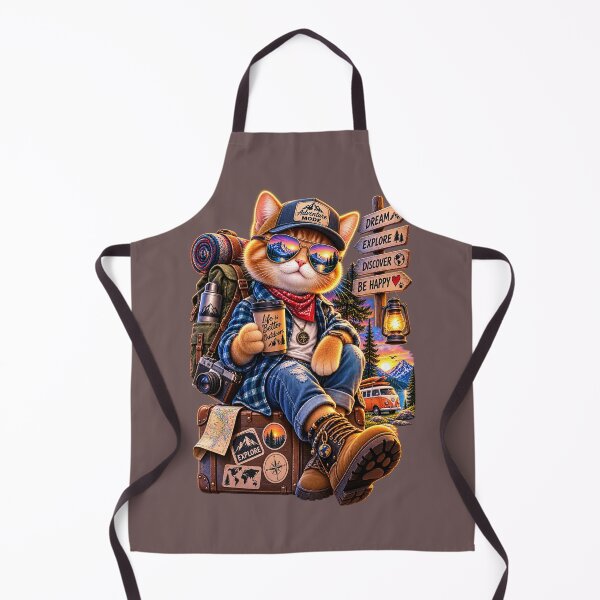 Item preview, Adventure Cat Outdoor Explorer designed and sold by JANAWIYSTUDIO.