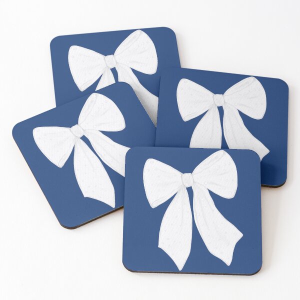 Item preview, White Watercolor Bow with Delicate Dotted Details designed and sold by Sagi Jane Art.