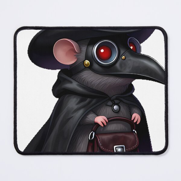 Item preview, Gothic Plague Doctor Mouse designed and sold by IllumeInk.