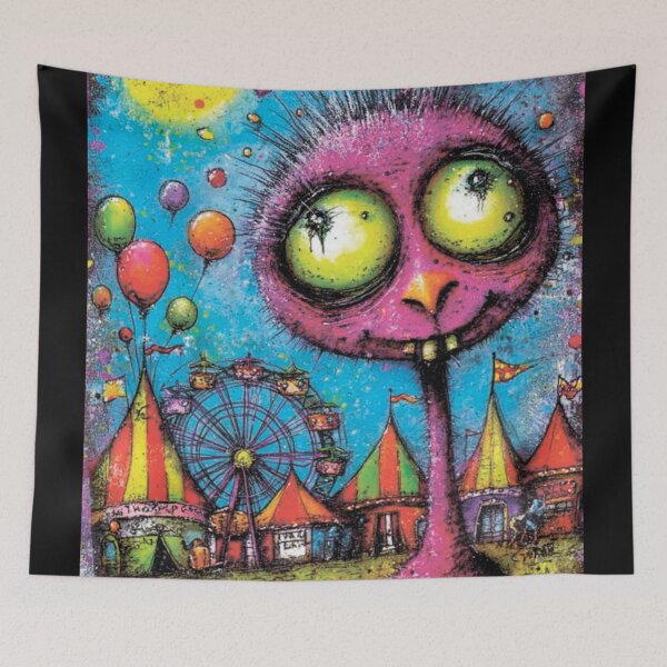 Item preview, Grunge-style Halloween circus designed and sold by MagelliShop.