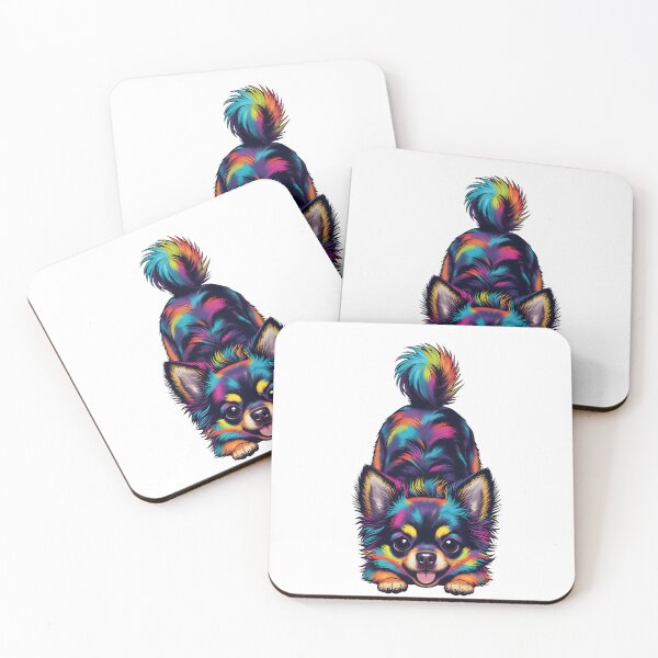 Item preview, Sassy Neon Rebel Chihuahua – Playful Cyber Attitude designed and sold by design-rebell.