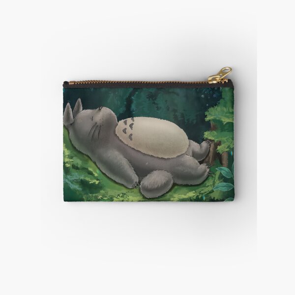 Item preview, Totoro Sleeping Peacefully in a Lush Green Forest designed and sold by GITTERLU.