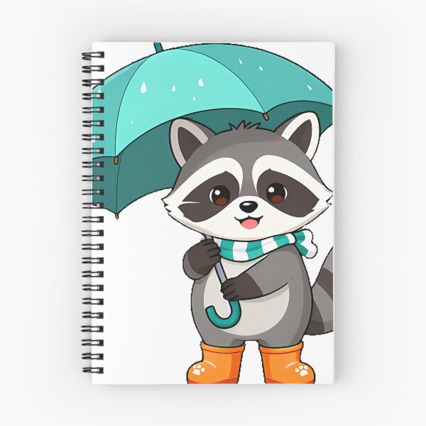 Item preview, Raccoon Rainy Day Icon designed and sold by pumsquare.