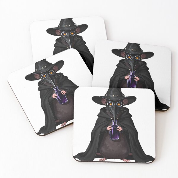 Item preview, Gothic Plague Doctor Rat designed and sold by IllumeInk.