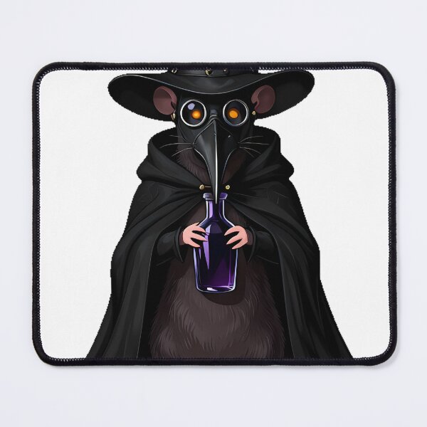 Item preview, Gothic Plague Doctor Rat designed and sold by IllumeInk.