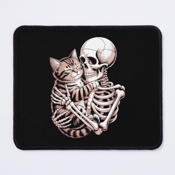Item preview, Cat Hug Skeleton Graphic designed and sold by OlyvieArt.