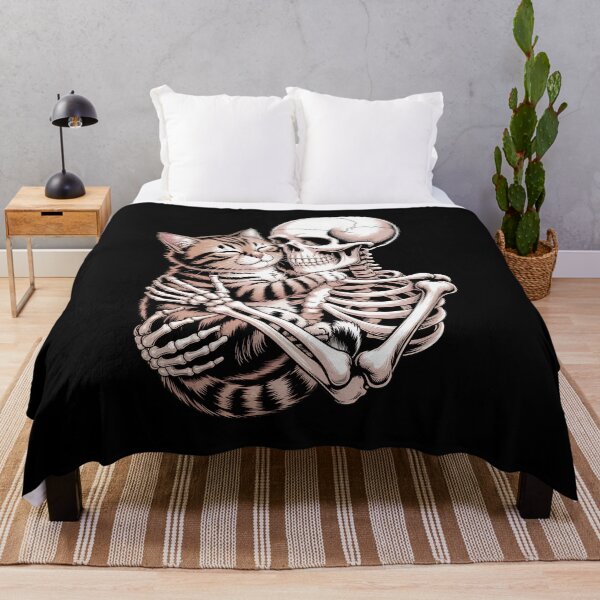 Item preview, Cat Hug Skeleton Graphic designed and sold by OlyvieArt.
