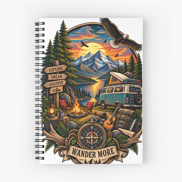 Item preview, Explore Dream Discover – Wander More Adventure designed and sold by CreativeMindsetLab.