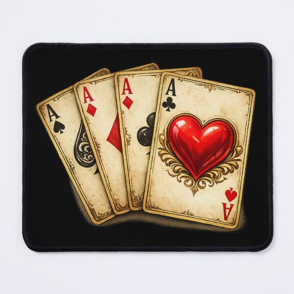 Item preview, Vintage Ace of Hearts – Four Aces Poker designed and sold by TroviTutto.