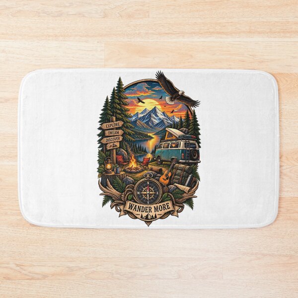 Item preview, Explore Dream Discover – Wander More Adventure designed and sold by CreativeMindsetLab.