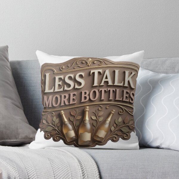 Item preview, Vibrant LESS TALK MORE BOTTLES v2 designed and sold by dazzlemakers.
