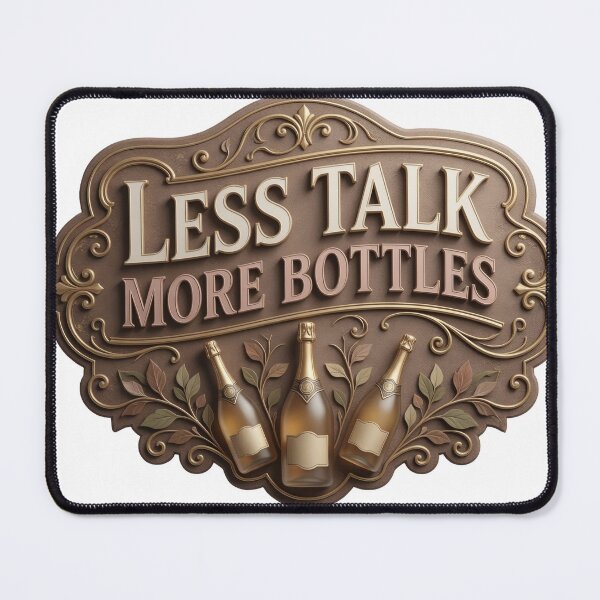 Item preview, Vibrant LESS TALK MORE BOTTLES v2 designed and sold by dazzlemakers.