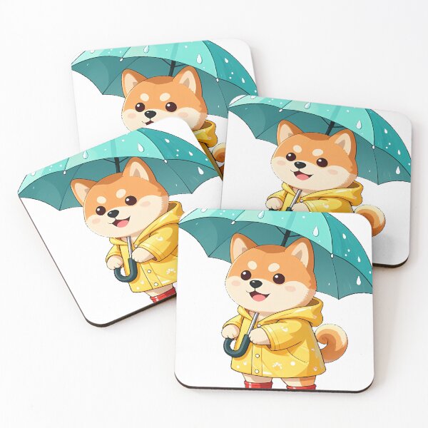 Item preview, Shiba Inu Rainy Day Icon designed and sold by pumsquare.