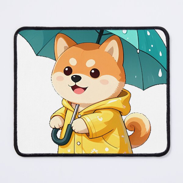 Item preview, Shiba Inu Rainy Day Icon designed and sold by pumsquare.