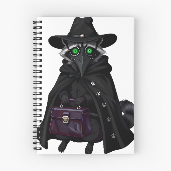 Item preview, Gothic Plague Doctor Raccoon designed and sold by IllumeInk.