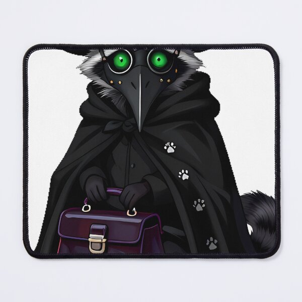 Item preview, Gothic Plague Doctor Raccoon designed and sold by IllumeInk.