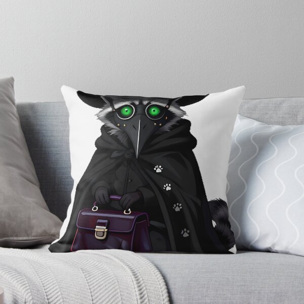 Item preview, Gothic Plague Doctor Raccoon designed and sold by IllumeInk.
