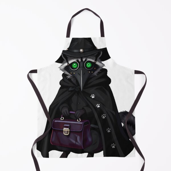 Item preview, Gothic Plague Doctor Raccoon designed and sold by IllumeInk.