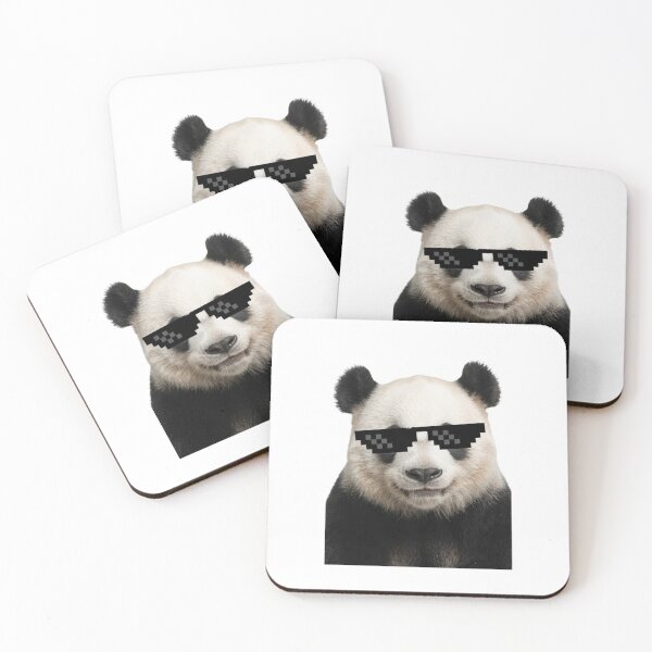 Item preview, Panda deal with it doge funny sarcastic sarcasm doge dog dogs meme parody christmas birthday designed and sold by CheeseBlueprint.