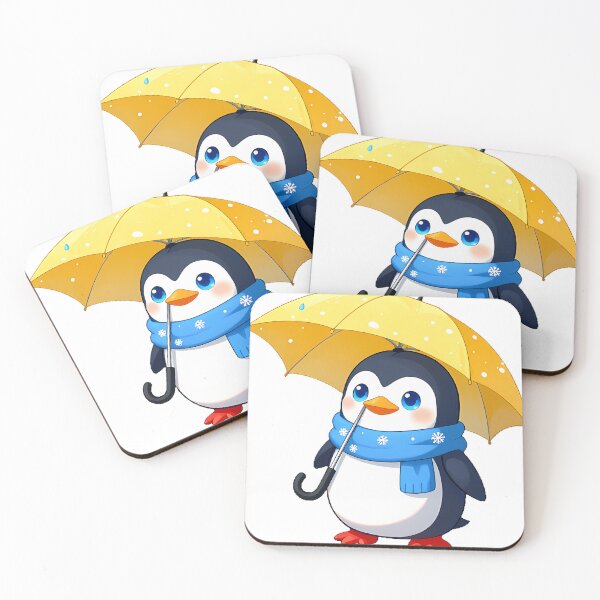 Item preview, Penguin Rainy Day Icon designed and sold by pumsquare.