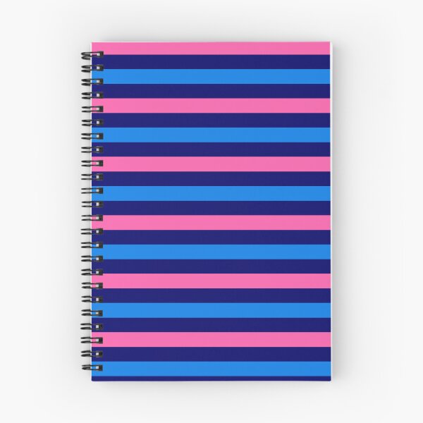 Item preview, Blue And Pink Stripes Design Navy Blue  designed and sold by PatternTitan.