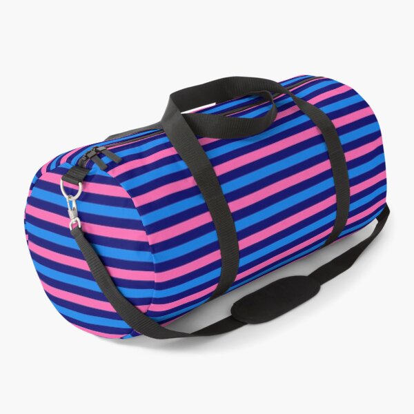 Item preview, Blue And Pink Stripes Design Navy Blue  designed and sold by PatternTitan.